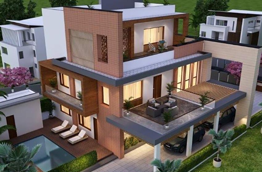 طراحی ویلا مدرن