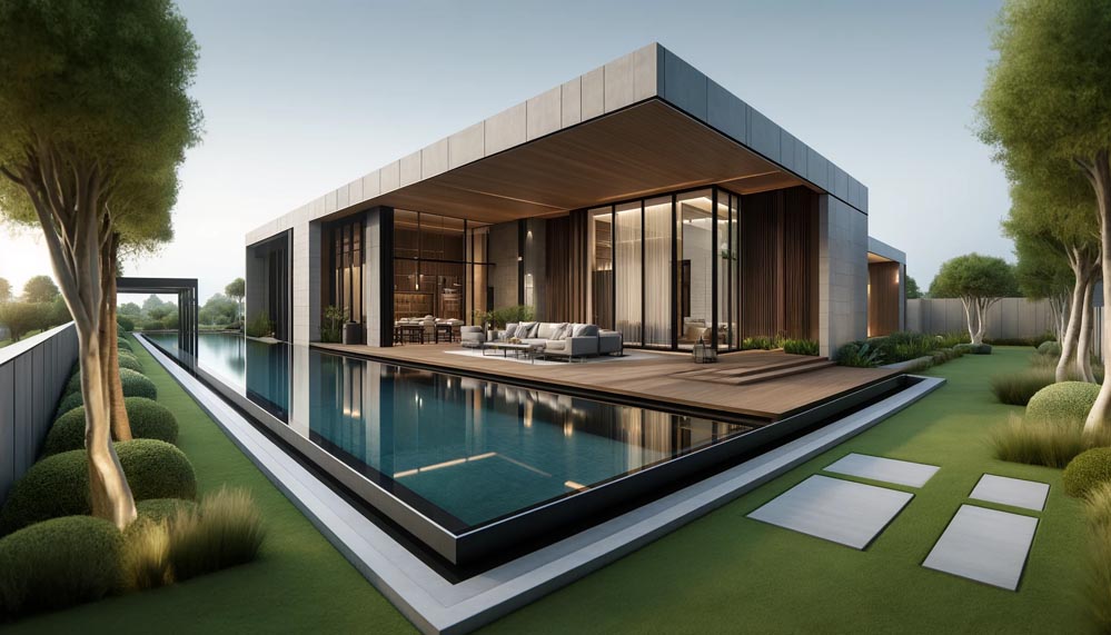 ایده طراحی ویلا مدرن