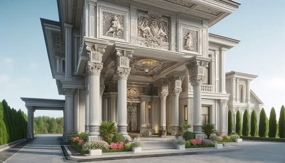 وضعیت ستون ها و دیوارها در ساختمان های کلاسیک