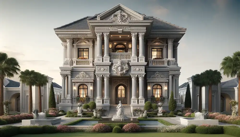 طراحی ویلا دوبلکس کلاسیک