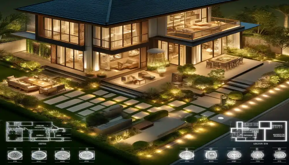 نکات مهم در طراحی نقشه خانه ویلایی