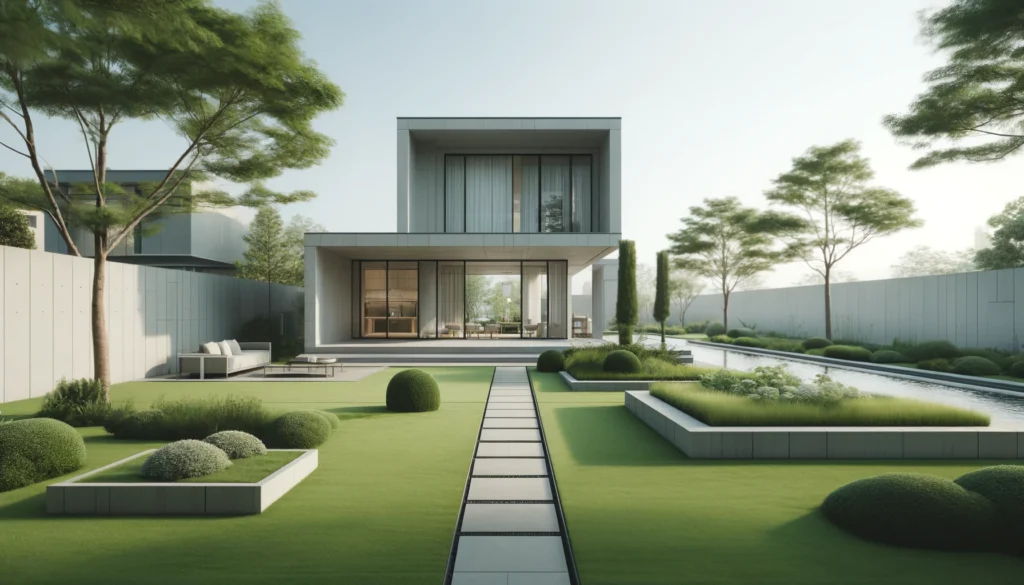 طراحی باغ ویلا 1000 متری