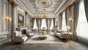 طراحی داخلی ویلا به سبک نئوکلاسیک