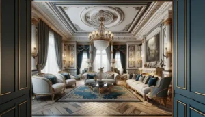 طراحی داخلی ویلا به سبک کلاسیک