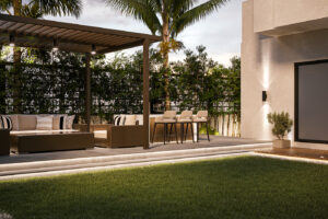 ایده طراحی باغ ویلا 700 متری