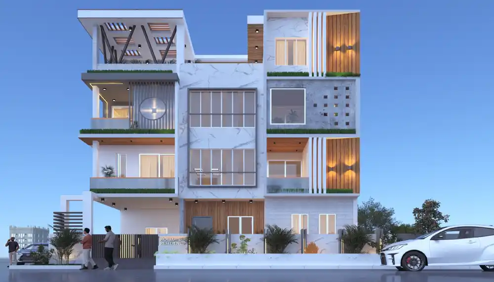 طراحی ویلا تریبلکس