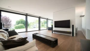 طراحی داخلی ویلا فلت مدرن