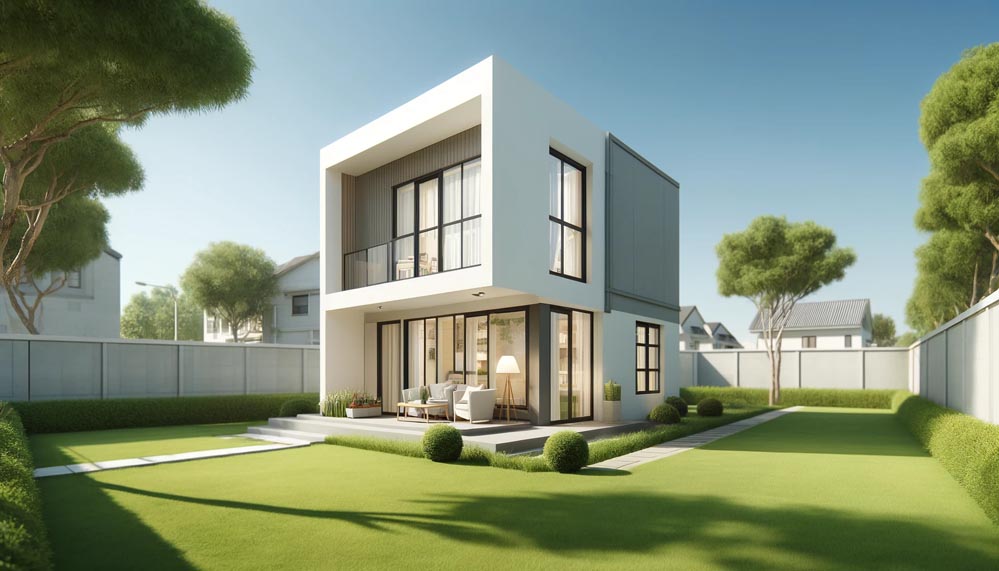 طراحی ویلا مدرن کوچک