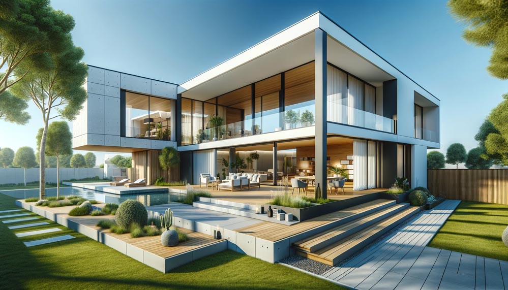 طراحی ویلا مدرن کوچک