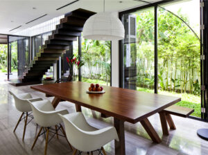 اهمیت طراحی فضای سبر خانه ویلایی