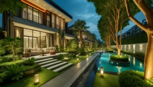 ساخت ویلا در باغ