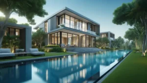 طراحی ویلا در نور